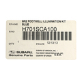 H701SCA100 - Interior: Interior Illumination Kit - Blue for Subaru: BRZ Image