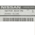 25401ZL10C - Body: Window Switch for Nissan: Pathfinder Image