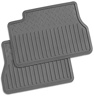 12496567 - Interior: Floor Mats, Production Vinyl, Rear for Chevrolet: Silverado 1500, Silverado 1500 Classic, Suburban 1500, Suburban 2500, Tahoe Image