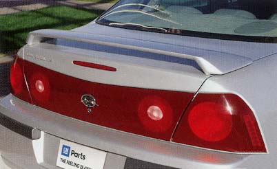12497227 - Exterior: 2000-2005 Chevrolet Impala Rear Sport Spoiler Factory Primer GENUINE OEM for Chevrolet: Impala Image