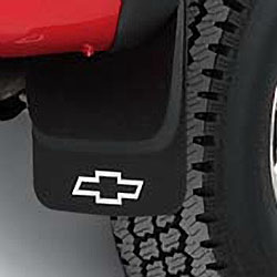 12497431 - Exterior: Splash Guards, Flat W/ Contour, Rear for Buick: Century, LeSabre, Park Avenue, Regal | Cadillac: DeVille, Eldorado, Seville | Chevrolet: Astro, Blazer, Camaro, Cavalier, Corvette, Express 1500, Express 2500, Express 3500, Malibu, Metro, Monte Carlo, Prizm, Suburban C1500, Suburban C2500, Suburban K1500, Suburban K2500, Tahoe, Venture | GMC: Jimmy, Safari, Savana 1500, Savana 2500, Savana 3500, Yukon Image