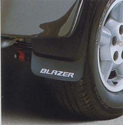 12497432 - Exterior: Splash Guards, Flat W/ Contour, Rear for Chevrolet: Blazer Image