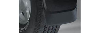 12497438 - Exterior: Splash Guards, Flat W/ Contour, Rear for Chevrolet: Silverado 1500, Silverado 1500 Classic, Suburban 1500, Suburban 2500, Tahoe | GMC: Yukon, Yukon XL 1500, Yukon XL 2500 Image