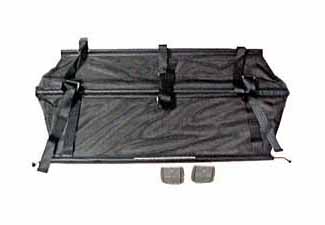 12498338 - Cargo Management: Partition Pkg, Intr Cargo, Pewter for Buick: Rainier | Chevrolet: Trailblazer | GMC: Envoy, Envoy XL Image