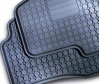 12499330 - Interior: Floor Mats, Custom Vinyl, Second Row for Chevrolet: Trailblazer, Trailblazer EXT | GMC: Envoy, Envoy XL, Envoy XUV Image