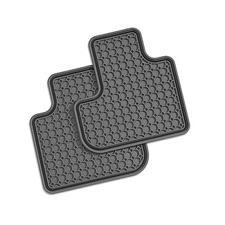 12499331 - Interior: Floor Mats - Custom Vinyl - Second Row - Gray for Chevrolet: Trailblazer, Trailblazer EXT | GMC: Envoy, Envoy XL, Envoy XUV Image