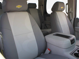 12499927 - Interior: 2007 Chevy Avalanche 1500 Seat Covers Front Titanium for Chevrolet: Avalanche, Suburban 1500, Suburban 2500, Tahoe Image