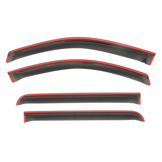 VGL3Z18246C - Exterior: Side Window Deflectors, Supercrew for Ford: F-150, F-150 Heritage | Lincoln: Mark LT Image