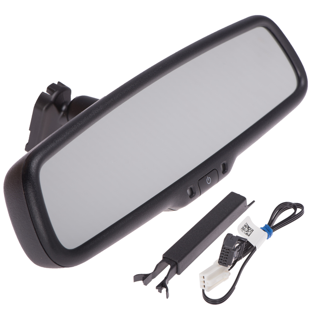 H501SFJ001 - Interior: OEM NEW 2012-2016 Subaru Crosstrek Auto Dimming Mirror With Compass H501SFJ001 for Subaru: Crosstrek, Impreza, Legacy, Outback, WRX, XV Crosstrek Image