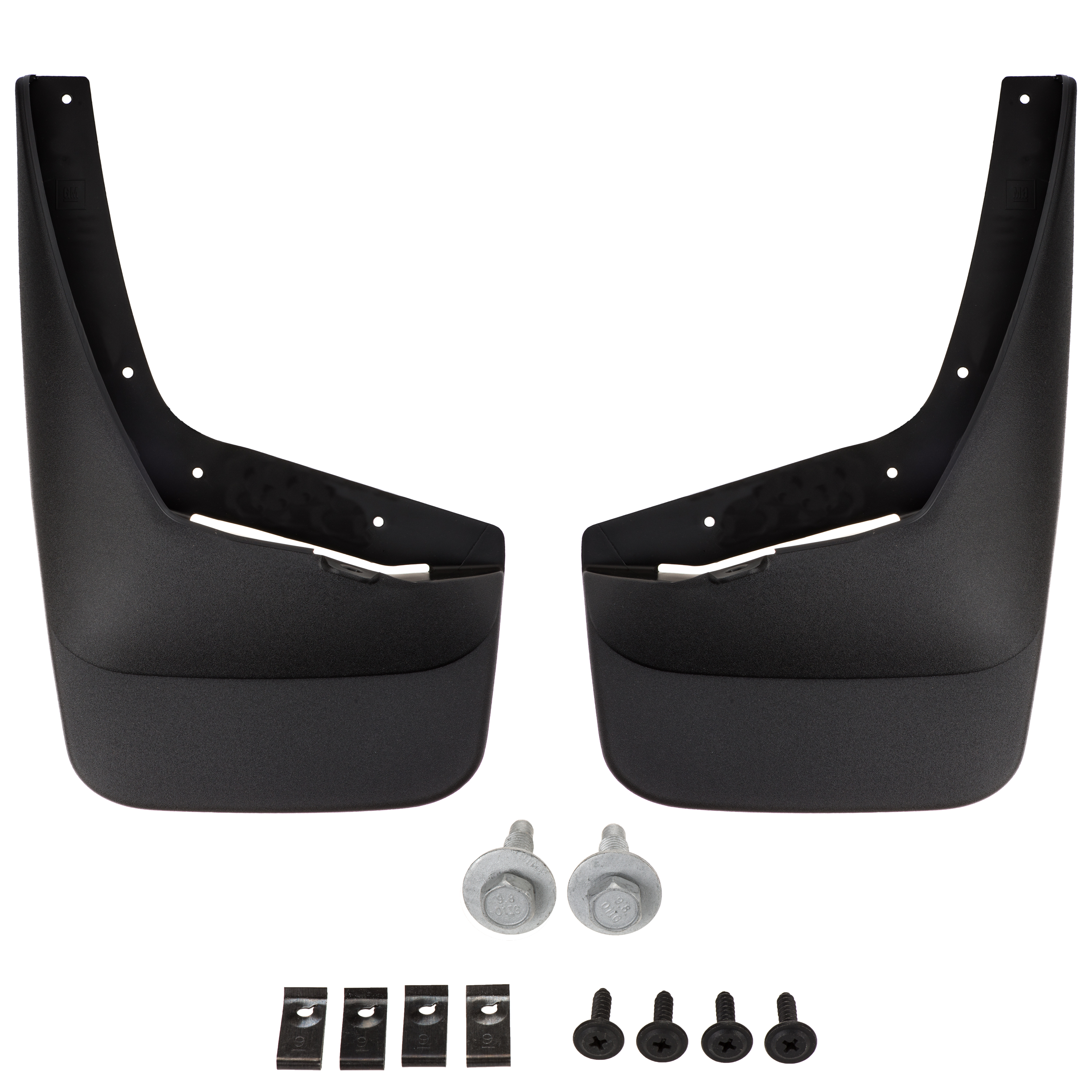 19212552 - Body: Splash Guards - Front Molded - Black for GMC: Sierra 1500, Sierra 2500 HD, Sierra 3500 HD Image