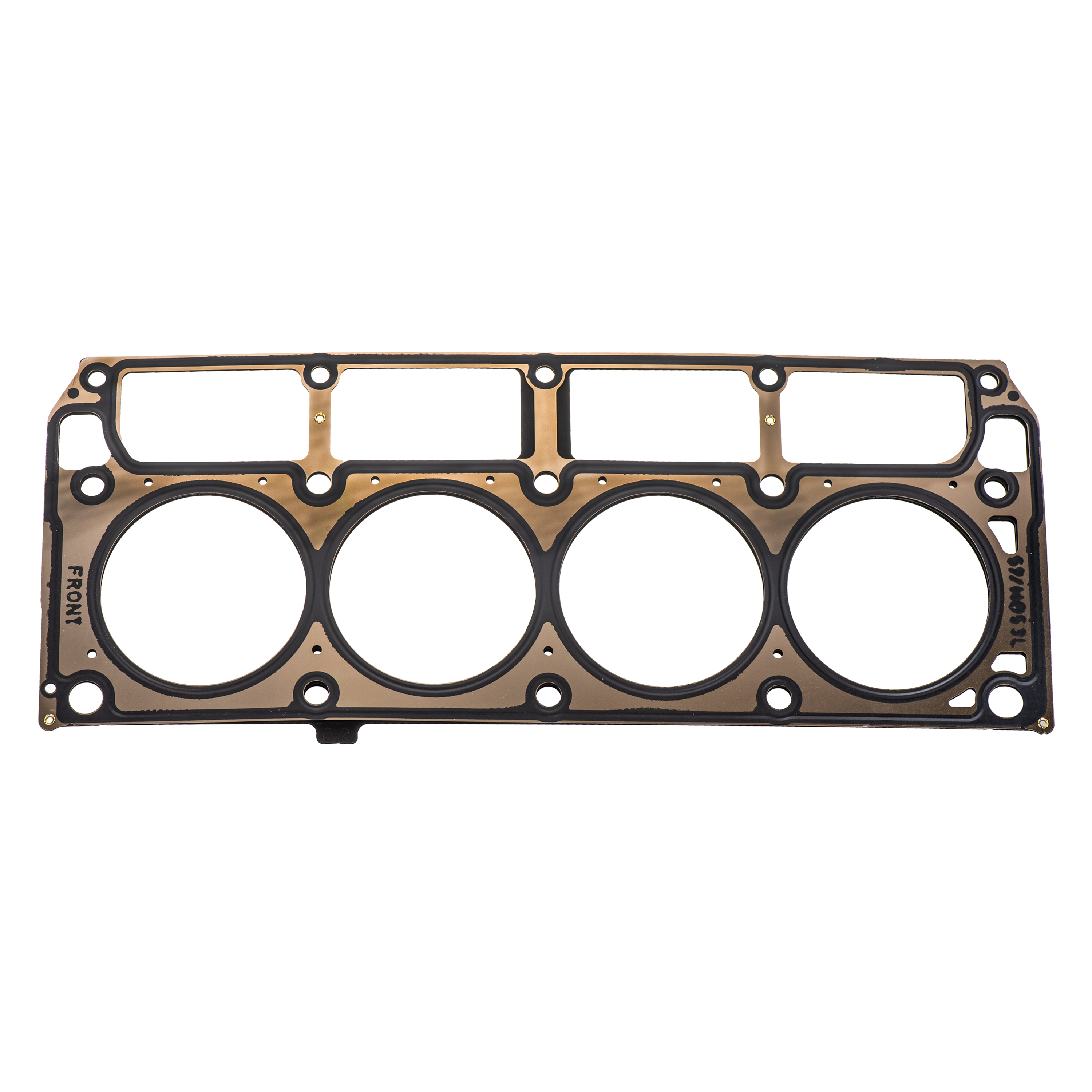 12589226 - : Cylinder Head Gasket for Buick: LaCrosse, Rainier | Cadillac: CTS | Chevrolet: Avalanche, Camaro, Colorado, Corvette, Express 1500, Express 2500, Express 3500, Impala, Monte Carlo, Silverado 1500, Silverado 1500 Classic, Suburban 1500, Tahoe, Trailblazer, Trailblazer EXT | GMC: Canyon, Envoy, Envoy XL, Envoy XUV, Savana 1500, Savana 2500, Savana 3500, Sierra 1500, Sierra 1500 Classic, Yukon, Yukon XL 1500 | Hummer: H3, H3T | Pontiac: Firebird, Grand Prix, GTO Image