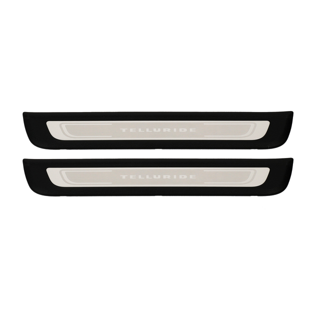 S9F45AC000 - Interior: 2020-2022 Kia Telluride Illuminated Aluminum Door Sill Protector Plates for Kia Image