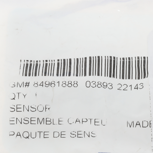 84961888 - Wheels: Tire Pressure Monitor (XL8 - 433 Mhz) for Buick: Enclave | Cadillac: CT6, Escalade, Escalade ESV, XT4, XT5, XT6 | Chevrolet: Blazer, Camaro, Cruze, Malibu, Silverado 1500, Silverado 1500 LTD, Silverado 2500 HD, Silverado 3500 HD, Suburban, Suburban 3500 HD, Tahoe, Trailblazer, Traverse | GMC: Acadia, Sierra 1500, Sierra 1500 Limited, Sierra 2500 HD, Sierra 3500 HD, Terrain, Yukon, Yukon XL Image