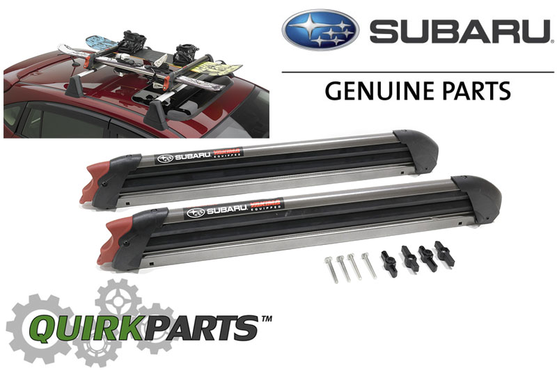 E361SAG500 - Hauling: 2010-2013 Subaru Legacy Forester SKI SNOWBOARD CARRIER Genuine OEM BRAND NEW for Subaru: Crosstrek, Forester, Impreza, Legacy, Outback, Tribeca Image