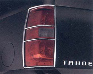 19170556 - Exterior: Tail Lamp Guard - Black for Chevrolet: Suburban 1500, Suburban 2500, Tahoe Image