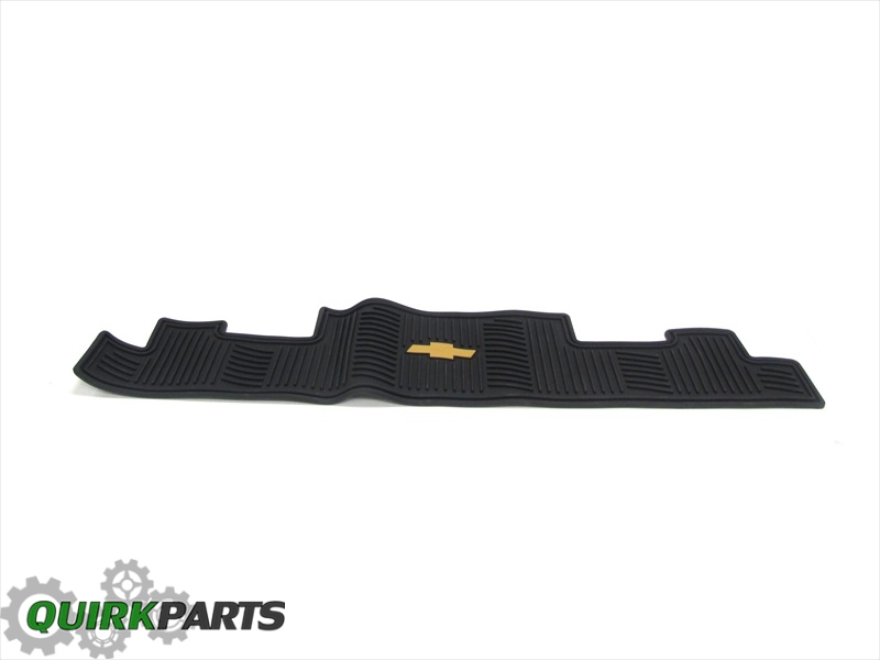 17801326 - Cargo Management: 2007-2012 Chevy Tahoe Rear Cargo Area Premium All Weather Mat Ebony with Logo OE for Chevrolet: Tahoe Image