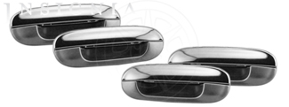 17802145 - Exterior: Chrome Door Handles - W/ Silver (67U) for Chevrolet: Trailblazer, Trailblazer EXT | GMC: Envoy, Envoy XL, Envoy XUV Image
