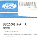 BB5Z00817A - Body: Lower Shield Retainer for Ford: Edge, Explorer, F-150, Police Interceptor Utility Image