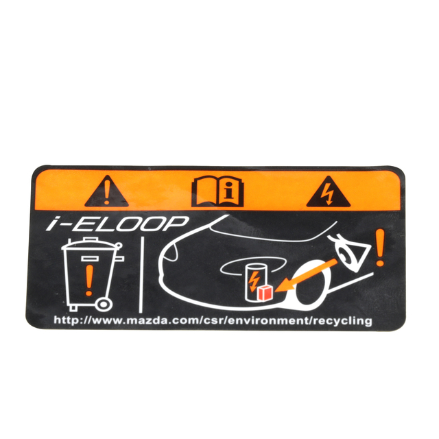 2014-2018 Mazda Info Label GKH8-67-Z62B | QuirkParts