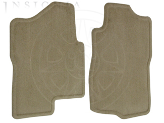 19121917 - Interior: 2007 Chevy Tahoe Floor Mats Carpet Front Set Cashmere for Chevrolet: Avalanche, Avalanche 1500, Avalanche 2500, Suburban 1500, Suburban 2500, Tahoe | GMC: Yukon, Yukon XL 1500, Yukon XL 2500 Image