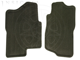 19121921 - Interior: 2007 Chevy Tahoe FRONT Ebony CARPETED Floor Mats GENUINE OEM BRAND NEW FACTORY for Chevrolet: Avalanche, Avalanche 1500, Avalanche 2500, Silverado 1500, Silverado 1500 Classic, Silverado 1500 HD Classic, Silverado 2500 HD, Silverado 2500 HD Classic, Silverado 3500 Classic, Silverado 3500 HD, Suburban 1500, Suburban 2500, Tahoe | GMC: Sierra 1500, Sierra 1500 Classic, Sierra 1500 HD, Sierra 1500 HD Classic, Sierra 2500, Sierra 2500 HD, Sierra 2500 HD Classic, Sierra 3500, Sierra 3500 Classic, Sierra 3500 HD, Yukon, Yukon XL 1500, Yukon XL 2500 Image