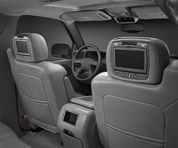 19155569 - Electronics: 2003-2007 Avalanche Silverado Suburban Tahoe Sierra Yukon XL Headrest DVD System for Chevrolet: Silverado 1500, Silverado 1500 Classic, Suburban 1500, Suburban 2500, Tahoe | GMC: Yukon, Yukon XL 1500, Yukon XL 2500 Image
