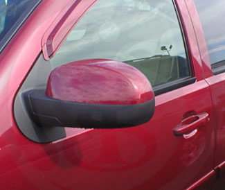 19156272 - Exterior: 2007 Chevy Silverado 1500 Mirror Covers 63U Red OEM for Chevrolet: Avalanche, Suburban 1500, Suburban 2500, Tahoe Image