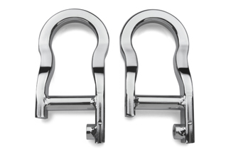 84072462 - Towing: OEM NEW 2007-09 GM Chevrolet GMC Left Right Side Front Tow Hooks Chrome 84072462 for Chevrolet: Silverado 1500, Silverado 1500 Classic, Silverado 1500 HD, Silverado 1500 HD Classic, Silverado 1500 LD, Silverado 2500, Silverado 2500 HD, Silverado 2500 HD Classic, Silverado 3500, Silverado 3500 Classic, Silverado 3500 HD | GMC: Sierra 1500, Sierra 1500 Classic, Sierra 1500 HD, Sierra 1500 HD Classic, Sierra 1500 Limited, Sierra 2500, Sierra 2500 HD, Sierra 2500 HD Classic, Sierra 3500, Sierra 3500 Classic, Sierra 3500 HD Image