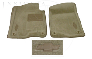 19157338 - Interior: 2007 Chevy Tahoe LS LT LTZ Floor Mats Front Cashmere for Chevrolet: Avalanche, Suburban 1500, Suburban 2500, Tahoe Image