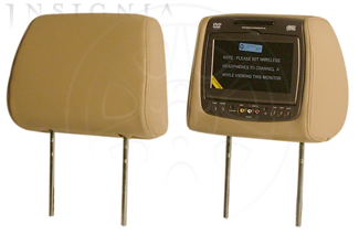 19159652 - Electronics: Rear Seat Entertainment - Vinyl - Cashmere for Buick: Rainier | Chevrolet: Trailblazer, Trailblazer EXT | GMC: Envoy, Envoy XL, Envoy XUV Image