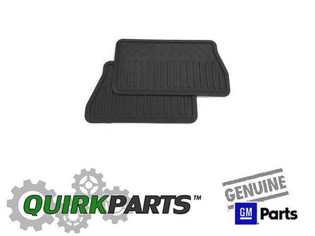 19300744 - Interior: Floor Mats, All-Weather, Rear for Chevrolet: Silverado 1500, Silverado 2500 HD, Silverado 3500 HD | GMC: Sierra 1500, Sierra 2500 HD, Sierra 3500 HD Image