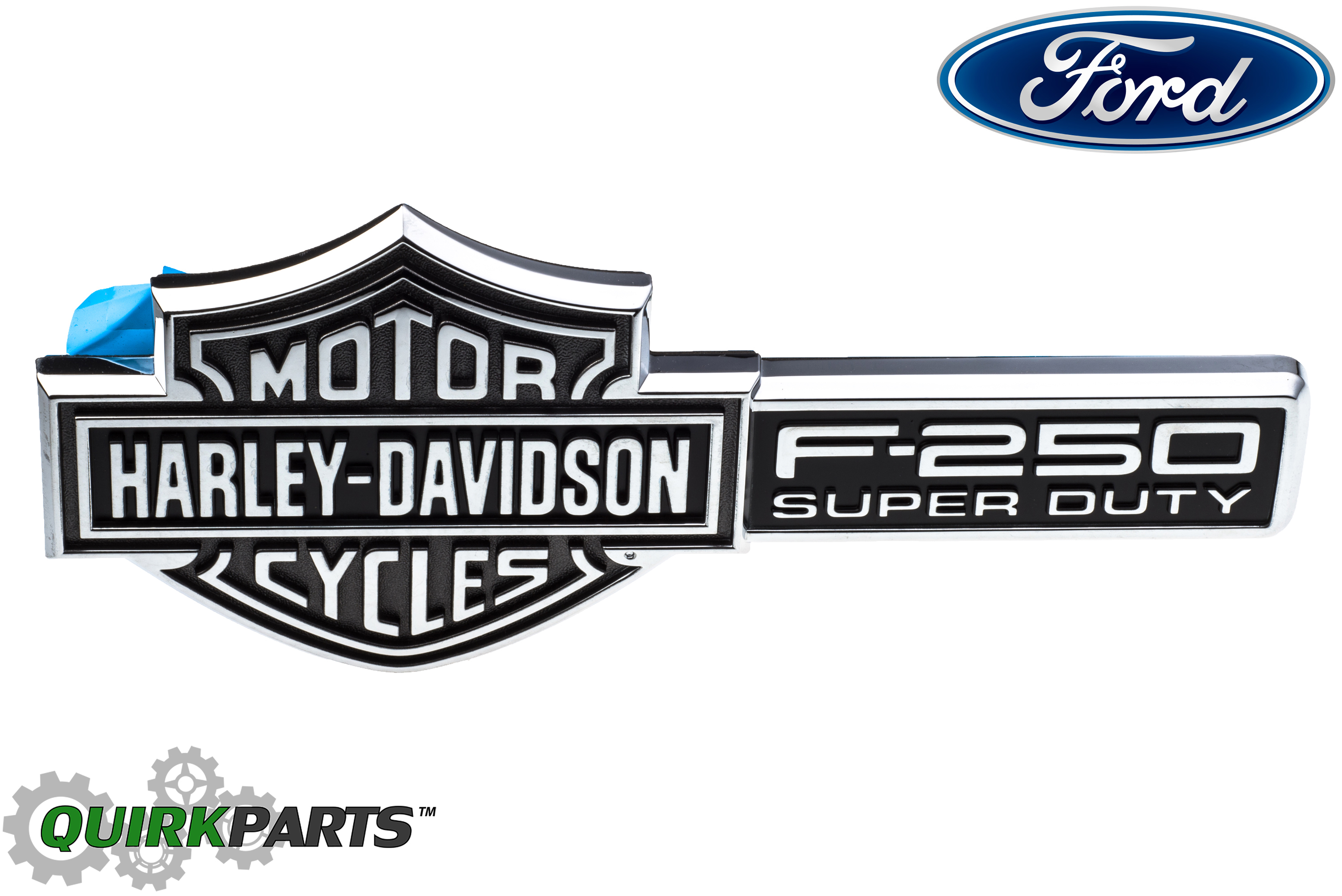 4C3Z9942528AB - Body: Nameplate for Ford: F-250 Super Duty, F-350 Super Duty, F-450 Super Duty, F-550 Super Duty Image