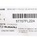 57707FL22A - Body: Guide Support for Subaru: Impreza Image