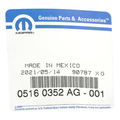 5160352AG - Body Sheet Metal Except Doors: Hood Latch Release for Dodge: Ram 1500, Ram 2500, Ram 3500 | Ram: 1500, 1500 Classic, 2500, 3500 Image