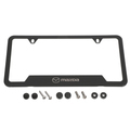 C9N2V4027A - Exterior: License Plate Frame, Black, Mazda Logo for Mazda: 2, 3, 5, 6, CX-3, CX-30, CX-5, CX-50, CX-7, CX-9, MPV, MX-5 Miata, RX-8, Tribute Image