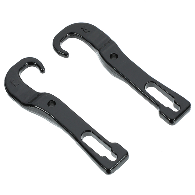 999T7W700A - Trailering: Tow Hooks Kit - Front (Black, 2 piece) for Nissan: TITAN Image