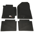 M6F13AC000 - Interior: 2019-2021 Kia Forte All Weather Front &amp; Rear Floor Mats Set Of 4 Black for Kia: Forte Image
