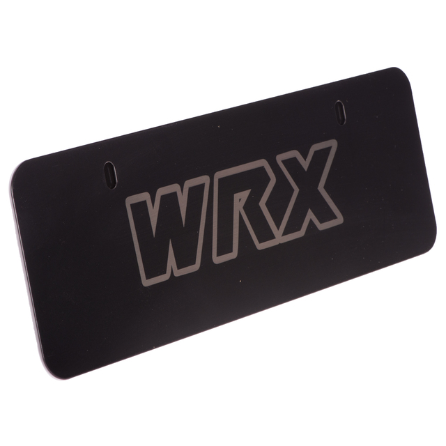SOA342L131 - Exterior: OEM NEW 2008-2020 Subaru Impreza Premium 2.0L WRX Black Marque Plate SOA342L131 for Subaru: BRZ, Impreza, WRX Image