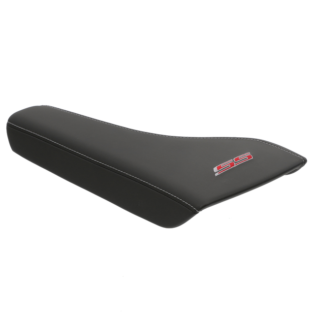 84092721 - Interior: OEM NEW 16-20 GM Chevrolet Arm Rest Jet Black with Embroidered SS Logo 84092721 for GM Image