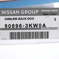 908963KW0A - Body: Nameplate for Nissan: Pathfinder, Quest Image
