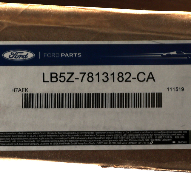 LB5Z7813182CA - Interior: 2020-2023 Ford Explorer All Weather Floor Mat For 3rd Row Black for Ford: Explorer Image