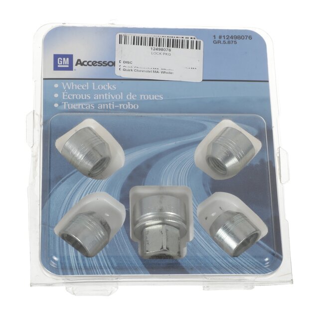 11602601 - Wheels: Wheel Lock Kit, Steel, (Wheels W/Hidden Lugs) for GM Image