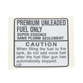 10024AA170 - Body: Fuel Label for Subaru: Baja, BRZ, Forester, Impreza, Legacy, Outback, SVX, WRX STI Image