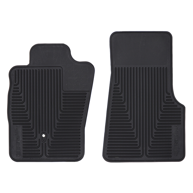 4L5Z1013086A - Interior: OEM NEW 05-10 Ford Ranger Front Floor Mat 2 Piece Set in Ebony 4L5Z-1013086-A for Ford: Ranger Image