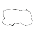 12623104 - : Engine Valley Pan Gasket for GM Image