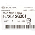 57251SG001 - Body: Support Rod for Subaru: Forester Image