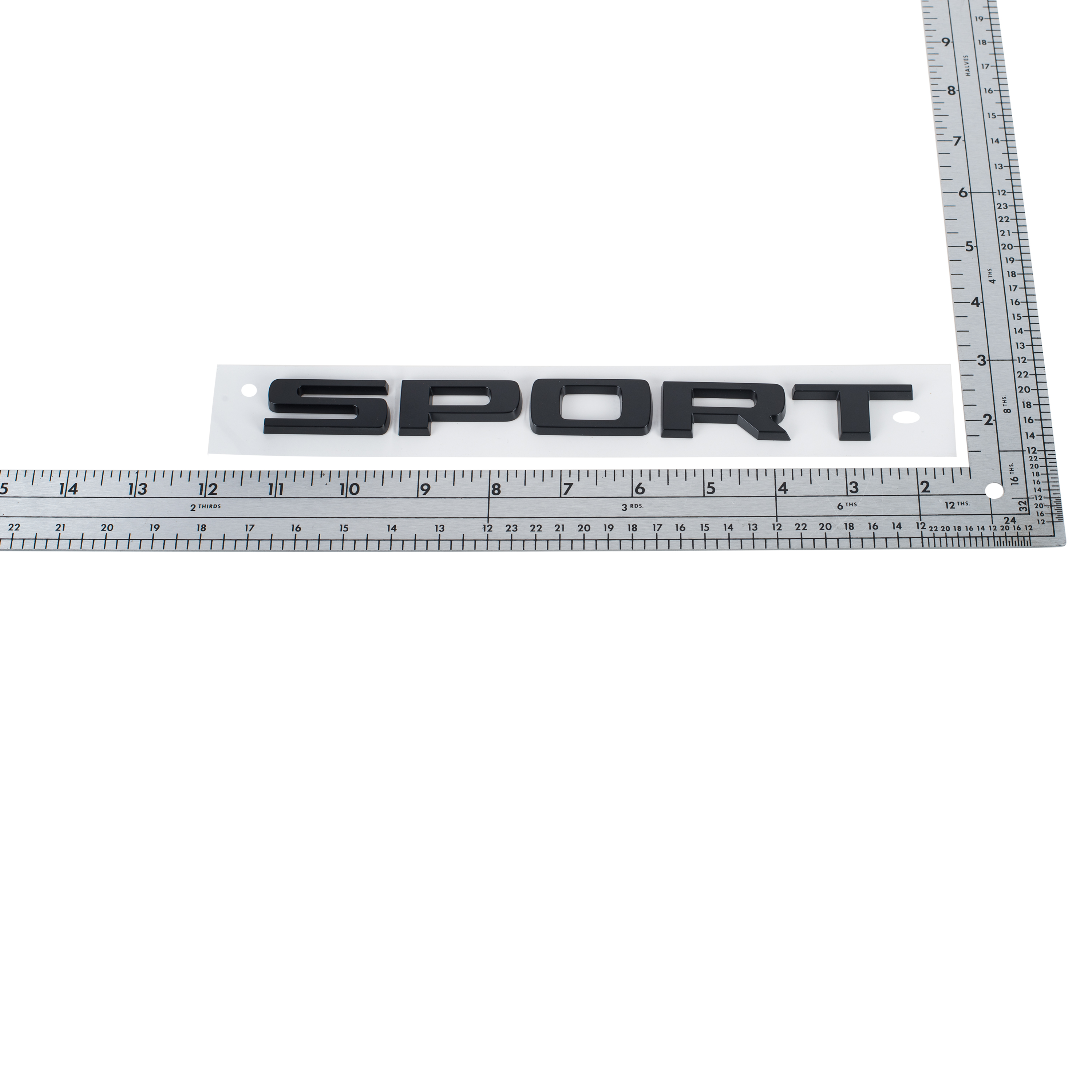 68312769AC - : 2019-2025 Ram 1500 Black Sport Emblem Nameplate for Mopar Image