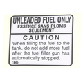 10024AA160 - Body: Fuel Label for Subaru: Crosstrek, Forester, Impreza, Legacy, Loyale, XV Crosstrek Image