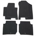 A7013ADU00 - Interior: 2014-2018 Kia Forte5 Koup Front &amp; Rear All Weather Rubber Floor Mats Set Of 4 Black for Kia: Forte, Forte Koup, Forte5, Sorento Image