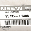 93735ZH40A - Body: Latch for Nissan: TITAN Image
